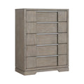 Kelis 5-Drawer Chest In Grey