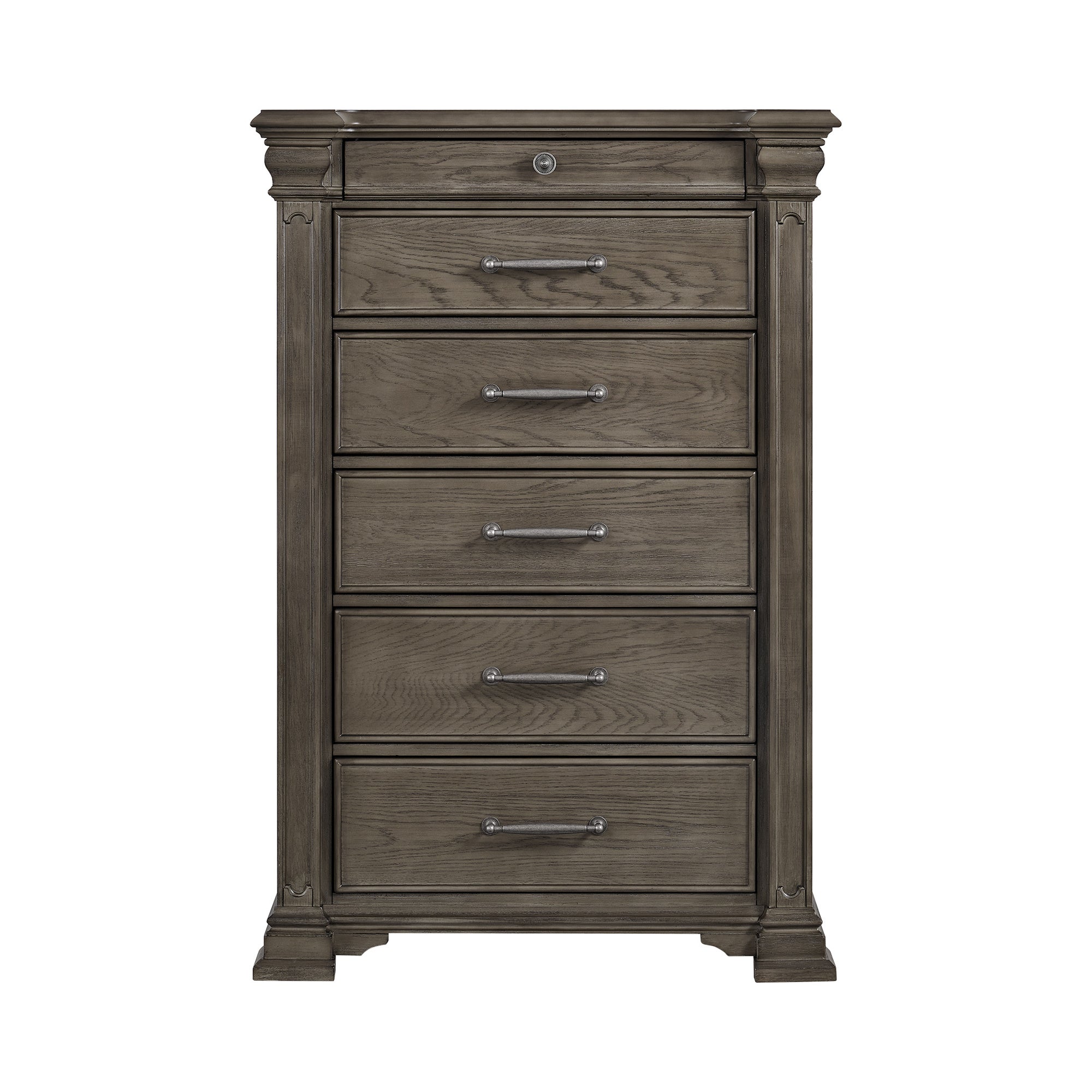 Kings Court 6-Drawer Chest In Grey