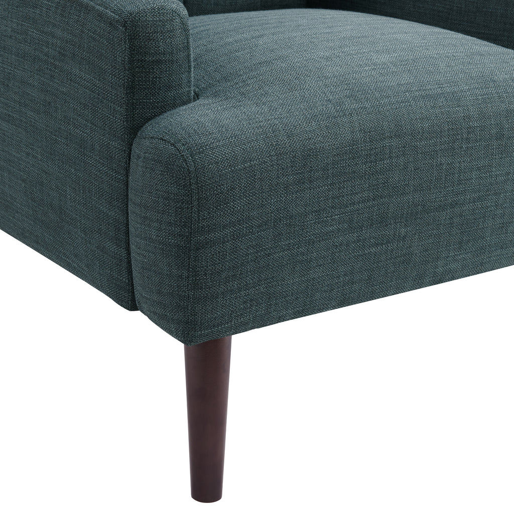 Kiwi Chair With Channel Back In Palmer Teal