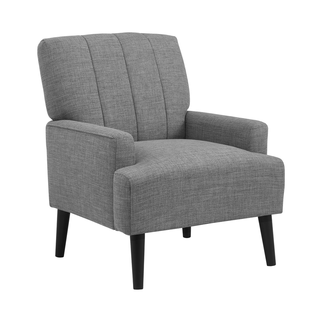 Kiwi Chair With Channel Back In Palmer Grey
