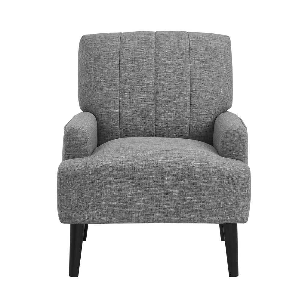 Kiwi Chair With Channel Back In Palmer Grey