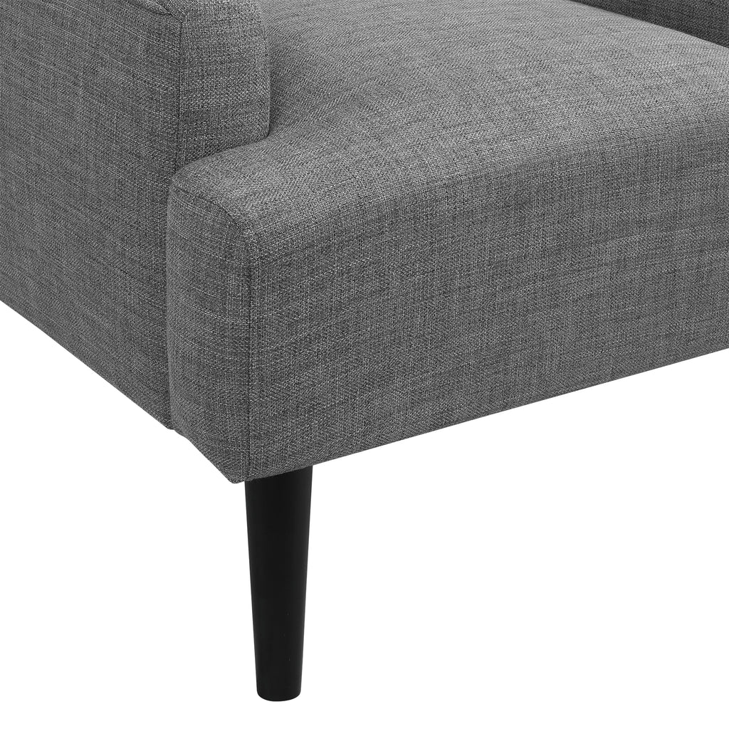 Kiwi Chair With Channel Back In Palmer Grey