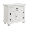 Kona 1-Drawer Nightstand In White