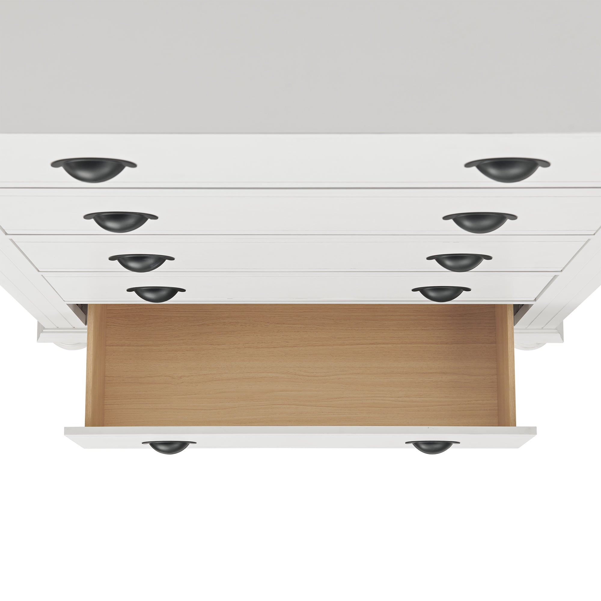 Kona 5-Drawer Chest In White
