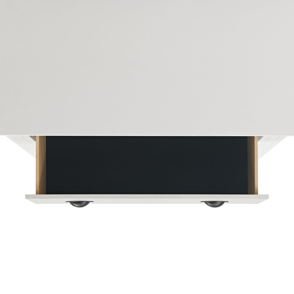 Kona 5-Drawer Chest In White