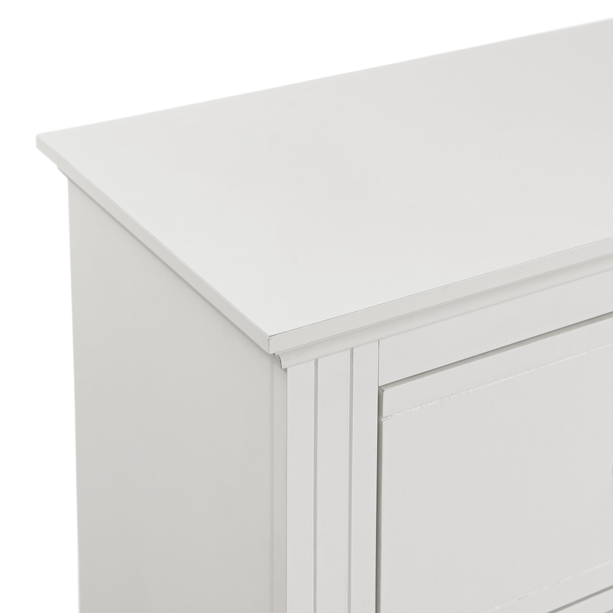 Kona 1-Drawer Nightstand In White
