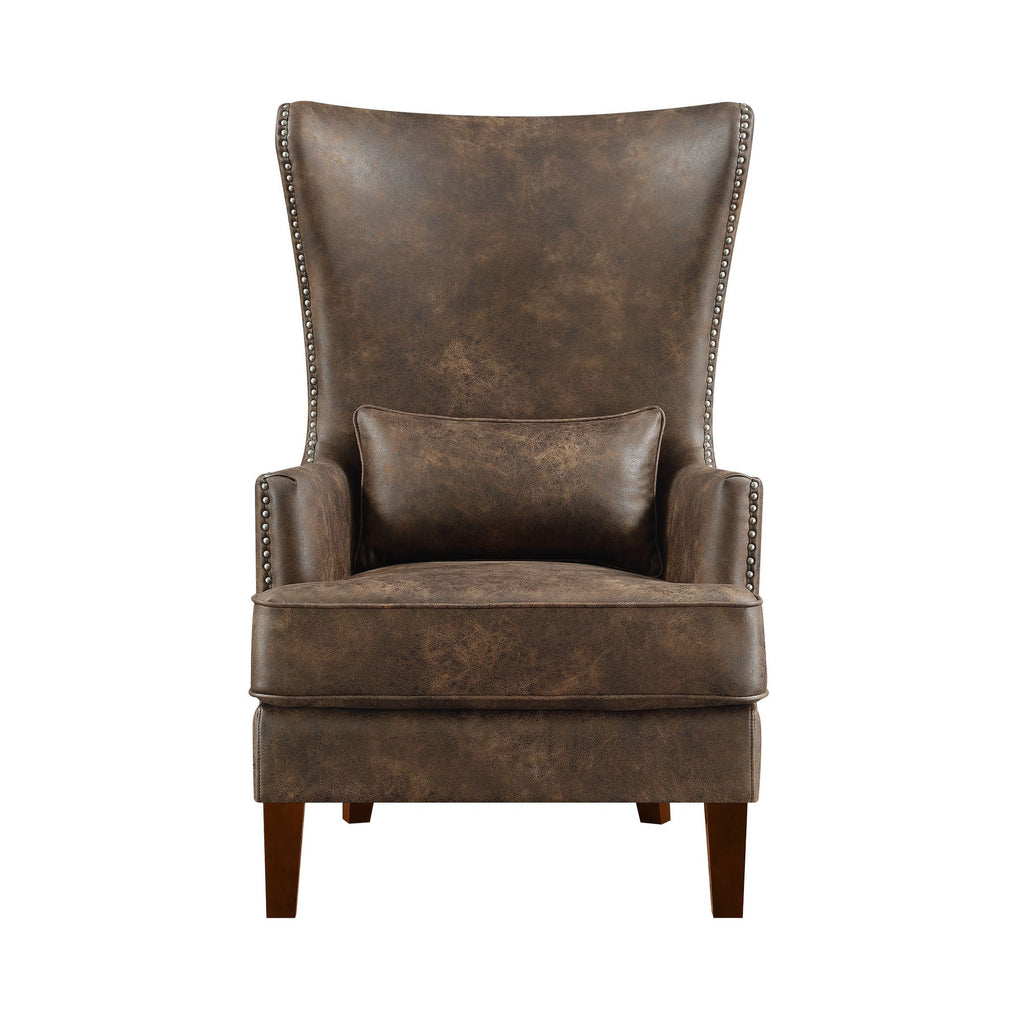 Kori (724) Chair w/Chrome Nails In Sierra Toffee
