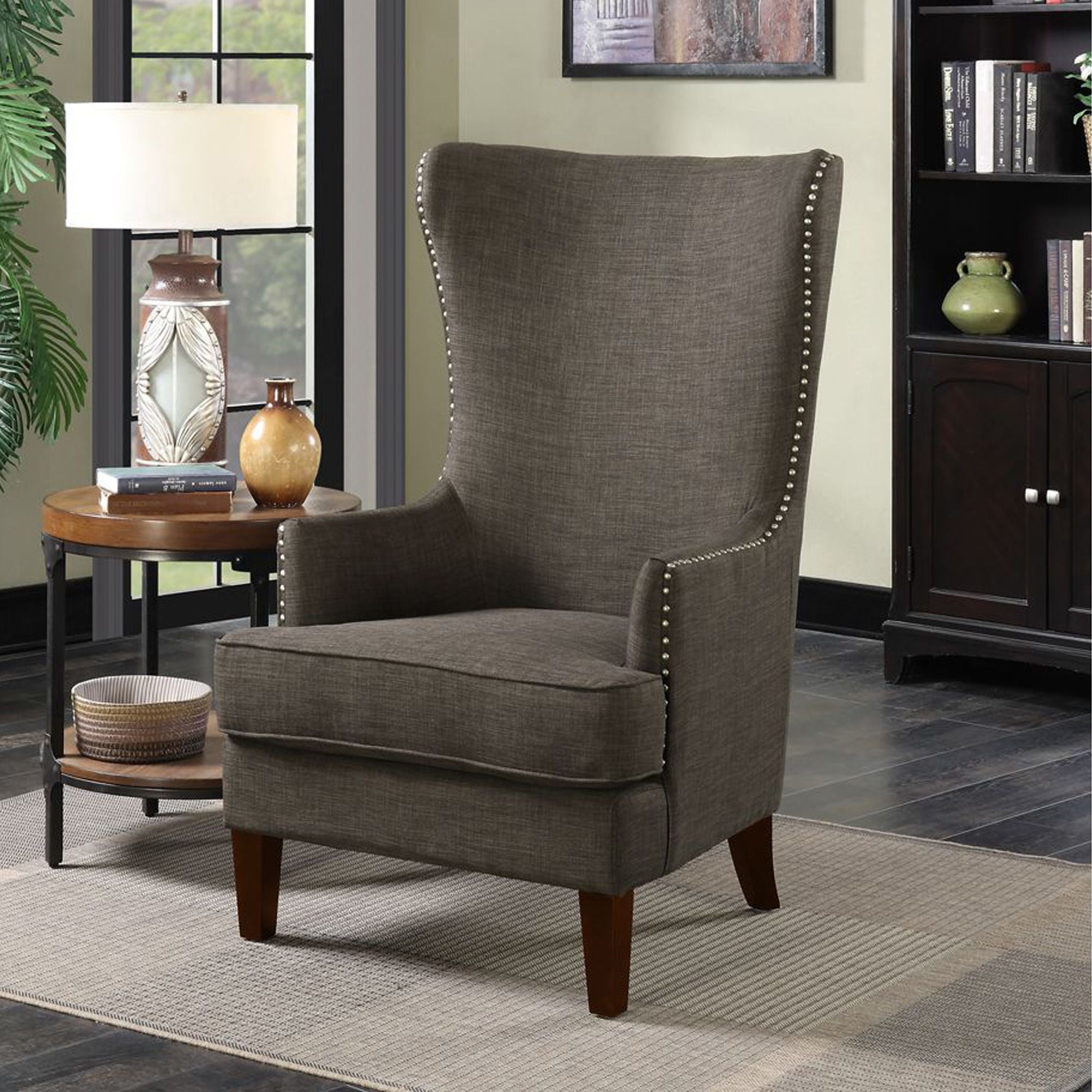 Kori 724 Chair w/Chrome Nails Heirloom Charcoal (Ista 3)