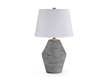 Lawrock Table Lamp in Antique Blue