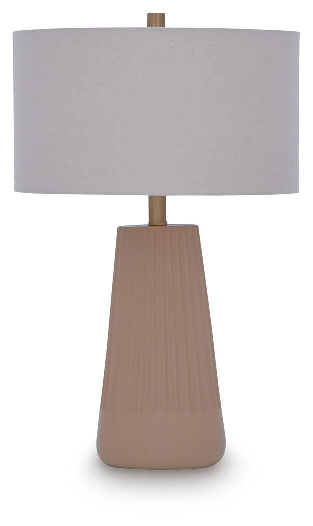 Dellner Table Lamp in Mocha, alternate view 2