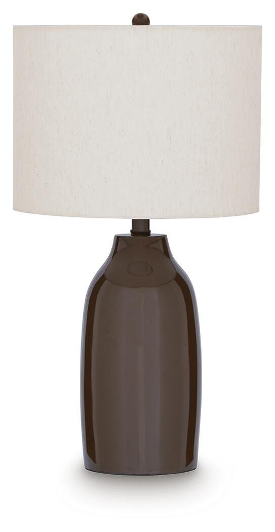 Jyler Table Lamp in Brown, alternate view 2