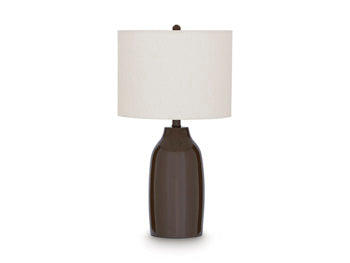 Jyler Table Lamp in Brown