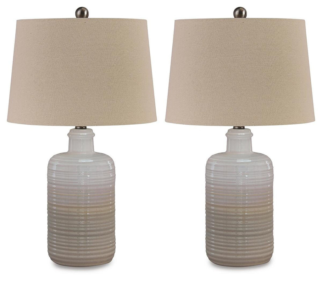 Marnina Table Lamp (Set of 2) in Taupe, alternate view 2