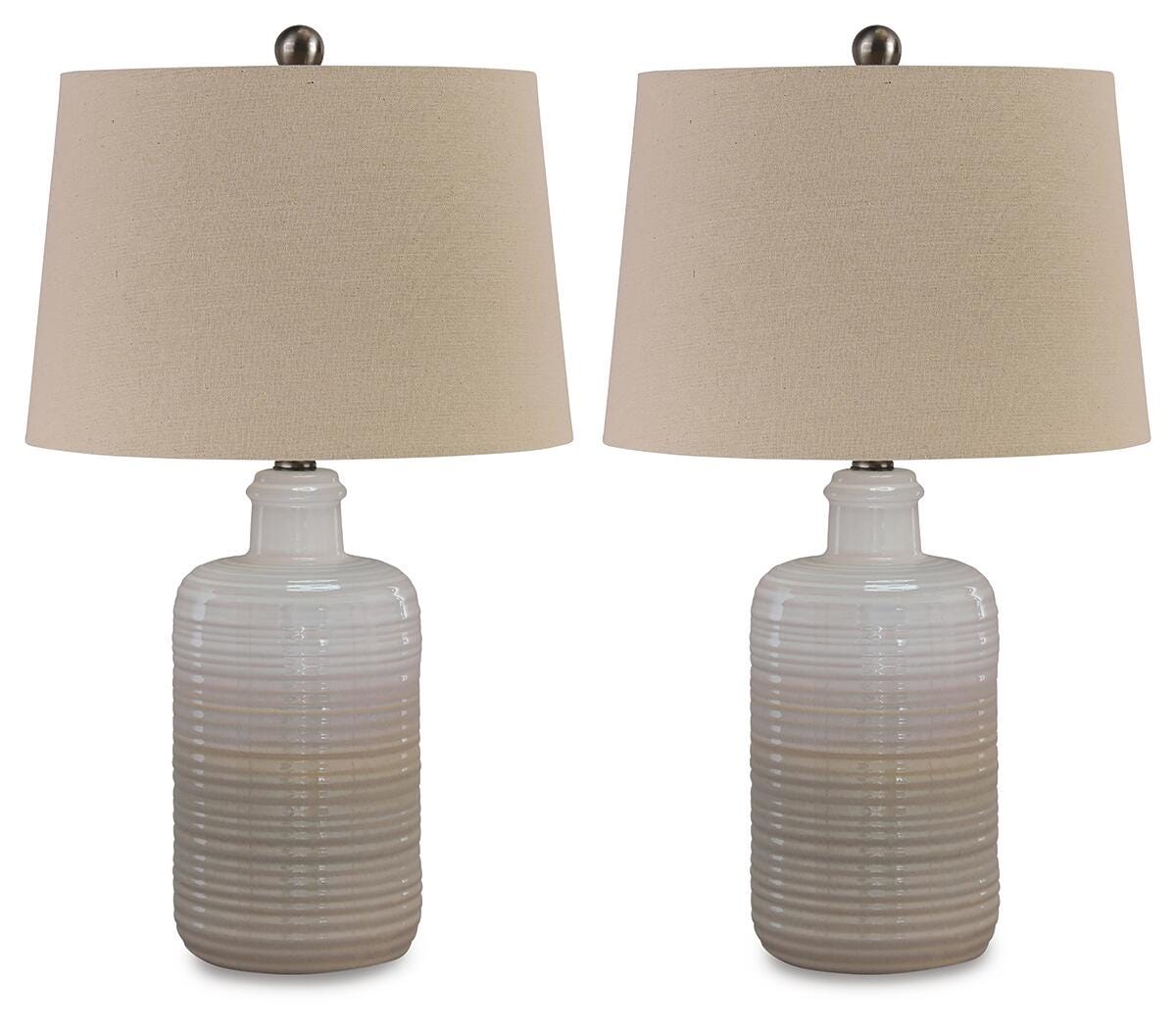 Marnina Table Lamp (Set of 2) in Taupe, alternate view 2