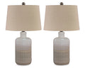 Marnina Table Lamp (Set of 2) in Taupe