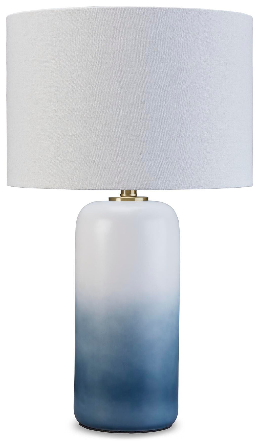 Lemrich Table Lamp in White/Teal, alternate view 2