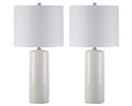 Steuben Table Lamp (Set of 2) in White