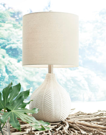 Rainermen Table Lamp in Off White