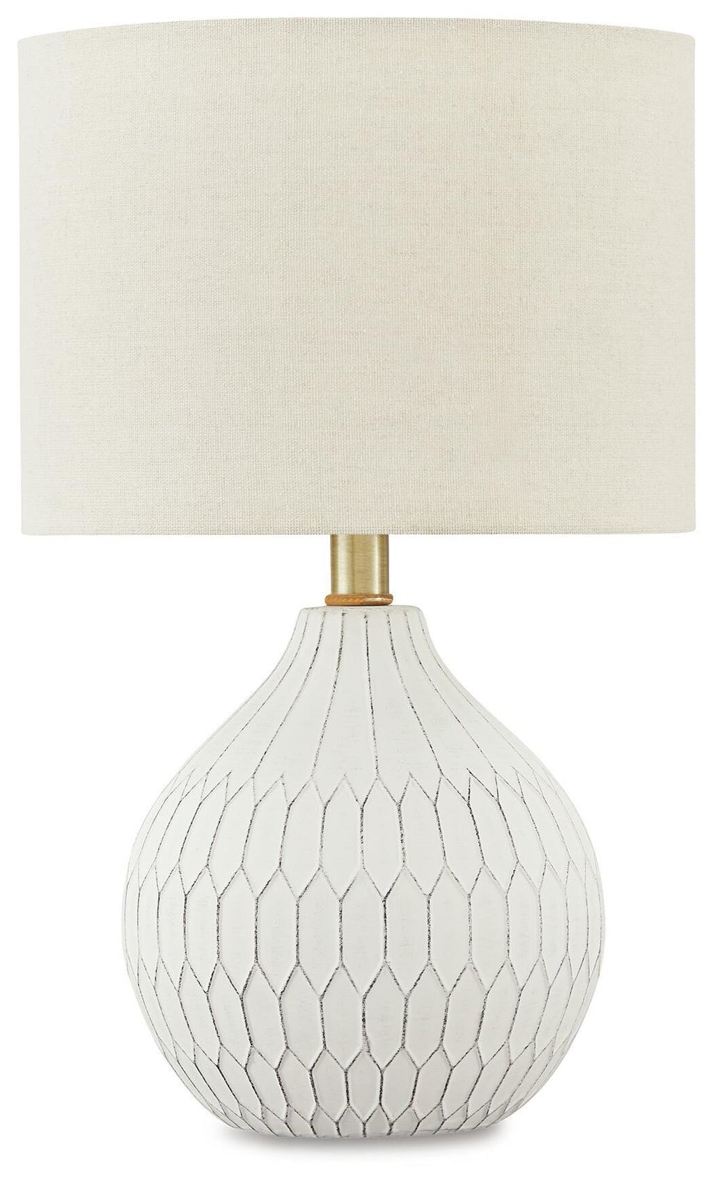 Wardmont Table Lamp in White, alternate view 2