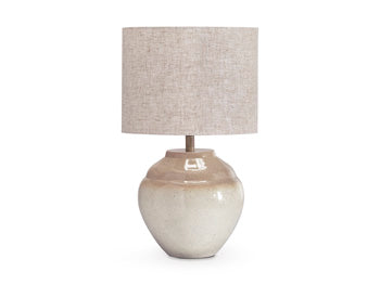 Waldish Table Lamp in Cream/Beige