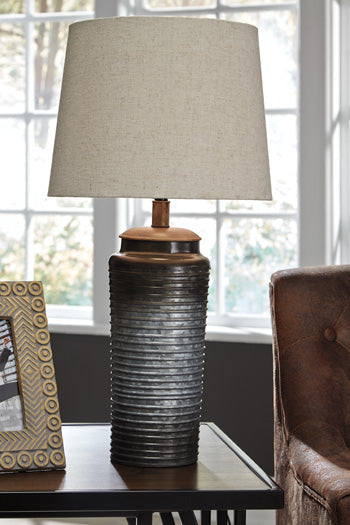 Norbert Table Lamp (Set of 2) in Gray
