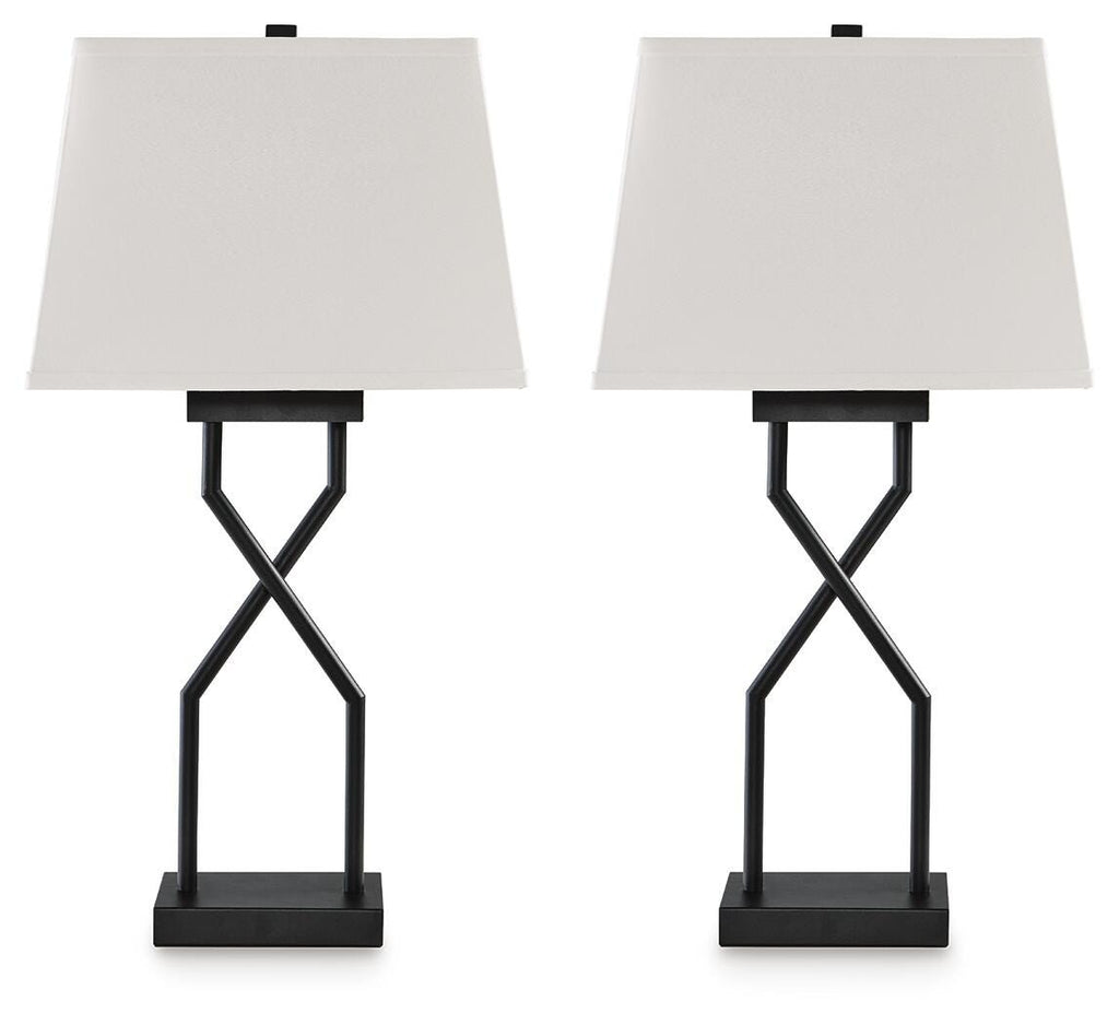 Brookthrone Table Lamp (Set of 2) in Black, alternate view 2