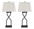 Brookthrone Table Lamp (Set of 2) in Black