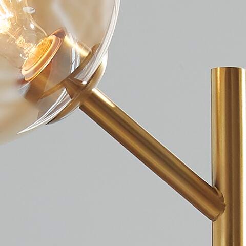 Abanson Floor Lamp in Amber/Gold Finish, alternate view 5