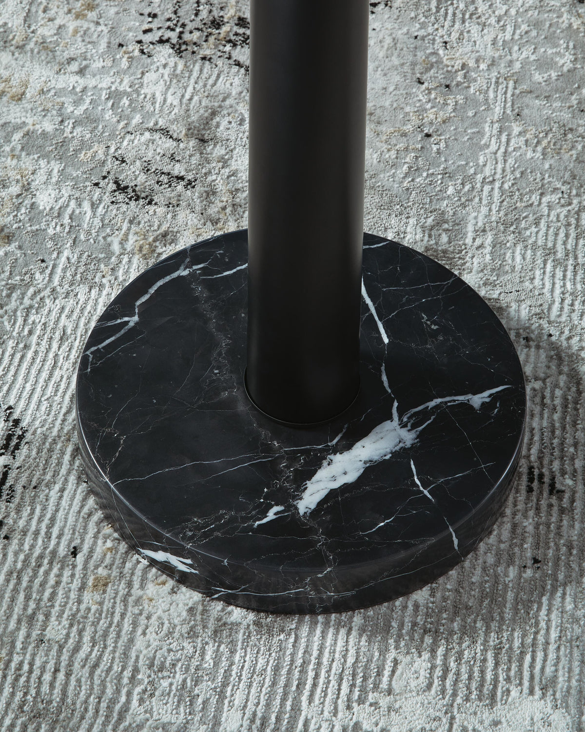 Sorcha Floor Lamp in Gold Finish/Black, detail view