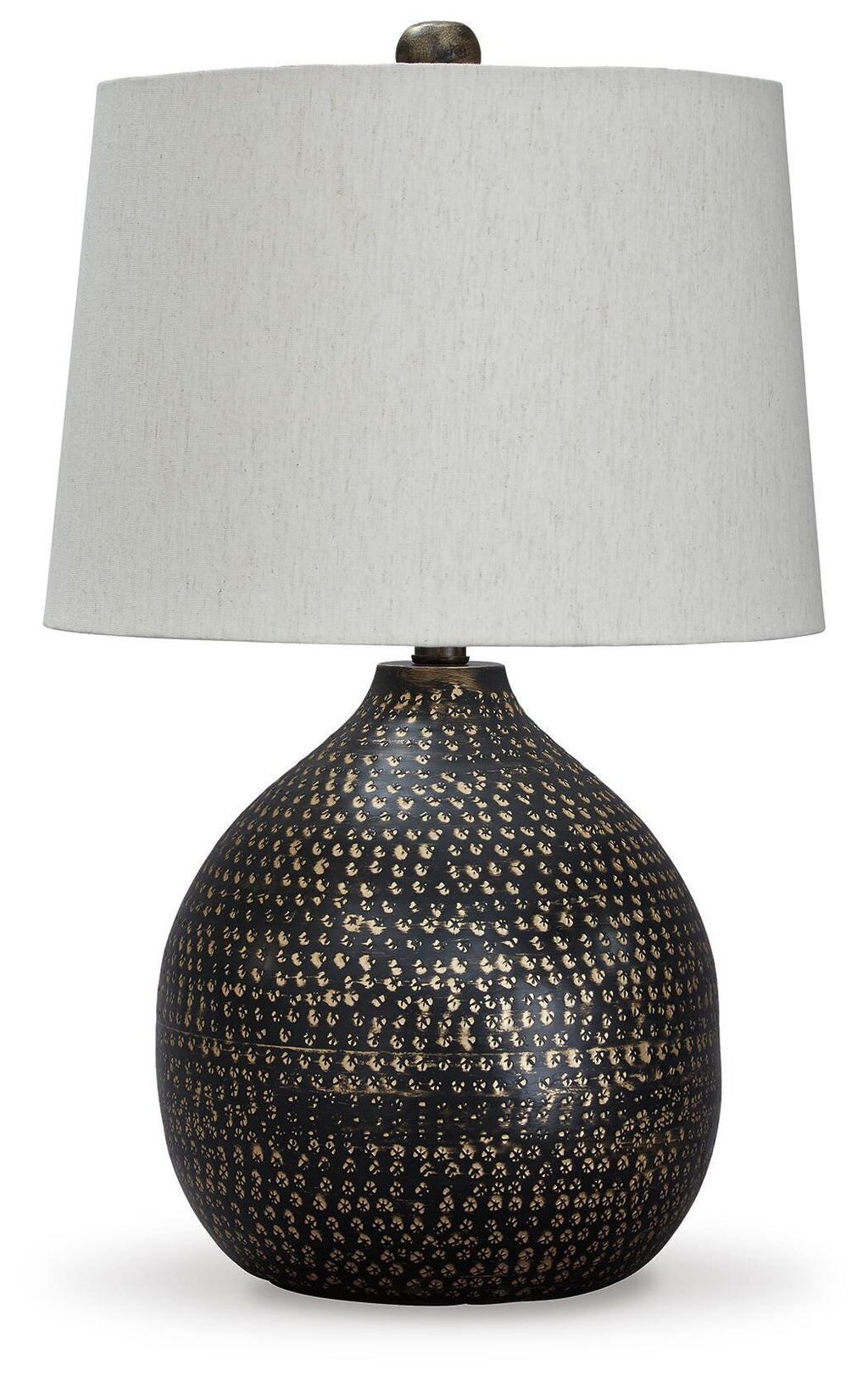 Maire Table Lamp in Black/Gold Finish, alternate view 2