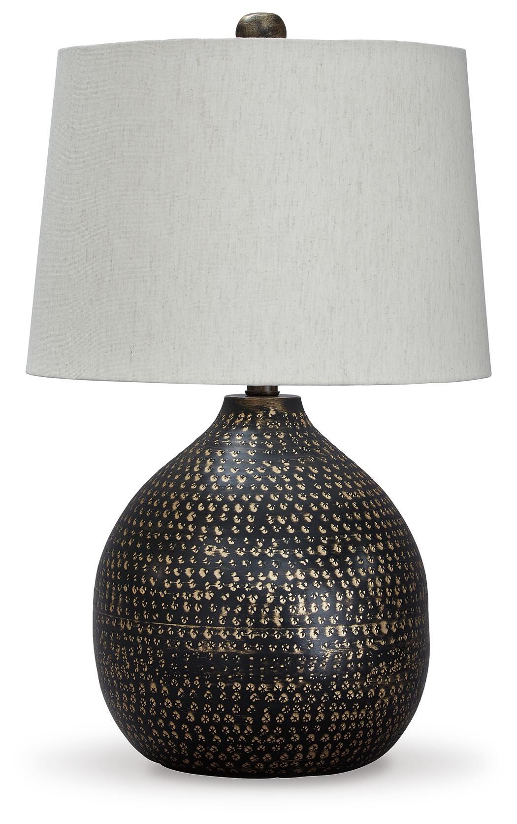 Maire Table Lamp in Black/Gold Finish, alternate view 2
