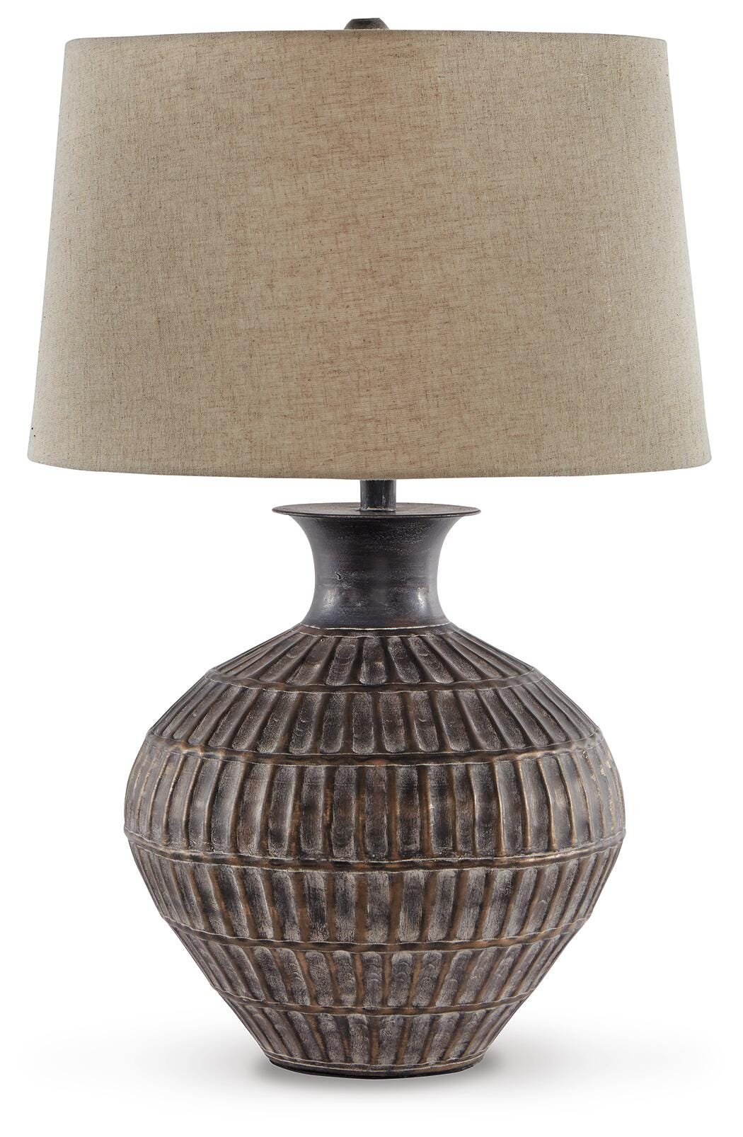 Magan Table Lamp in Antique Bronze Finish, alternate view 2