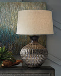 Magan Table Lamp in Antique Bronze Finish