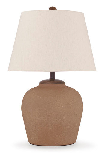 Scantor Table Lamp in Rust