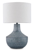 Schylarmont Table Lamp in Antique Gray/White