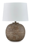 Neavesboro Table Lamp in Antique Brown/White