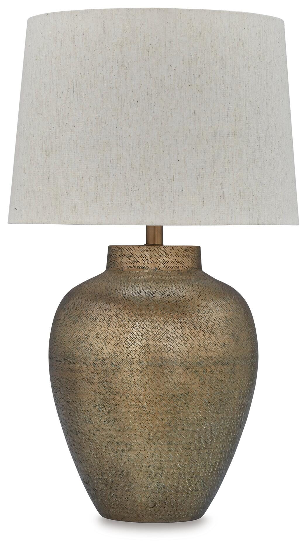 Madney Table Lamp in Antique Gold Finish, alternate view 2