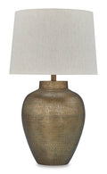 Madney Table Lamp in Antique Gold Finish