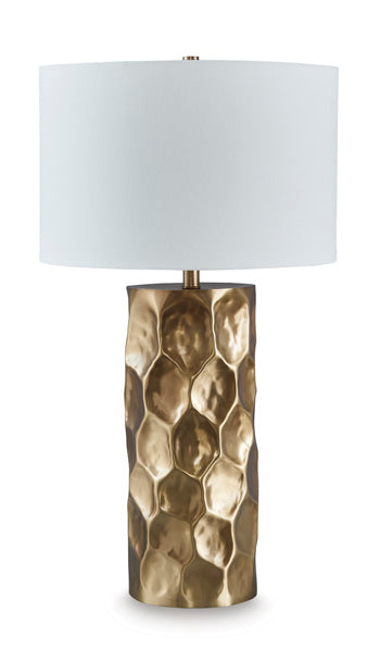 Marshawn Table Lamp in Gold Finish