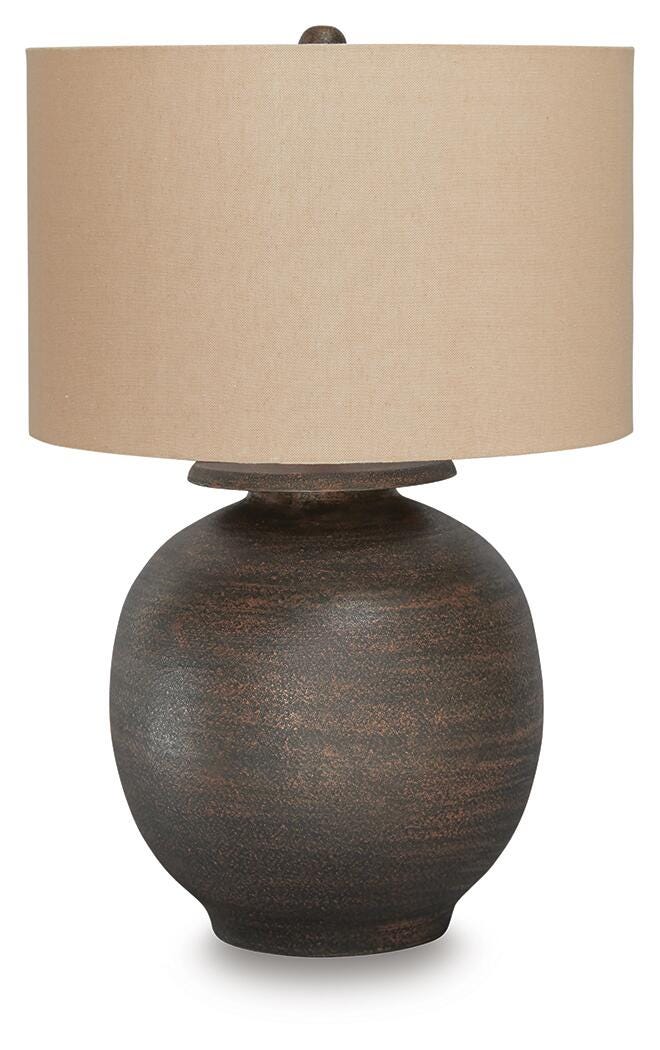 Carlenbury Table Lamp in Antique Brown, alternate view 2