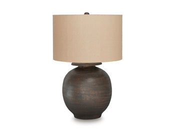 Carlenbury Table Lamp in Antique Brown