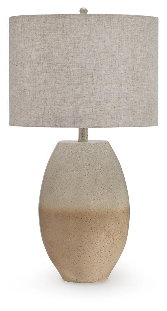 Linas Table Lamp in Cream/Beige, alternate view 2