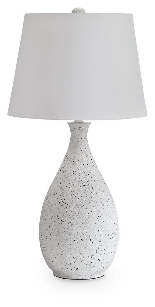 Wyattford Table Lamp in White/Black, alternate view 2