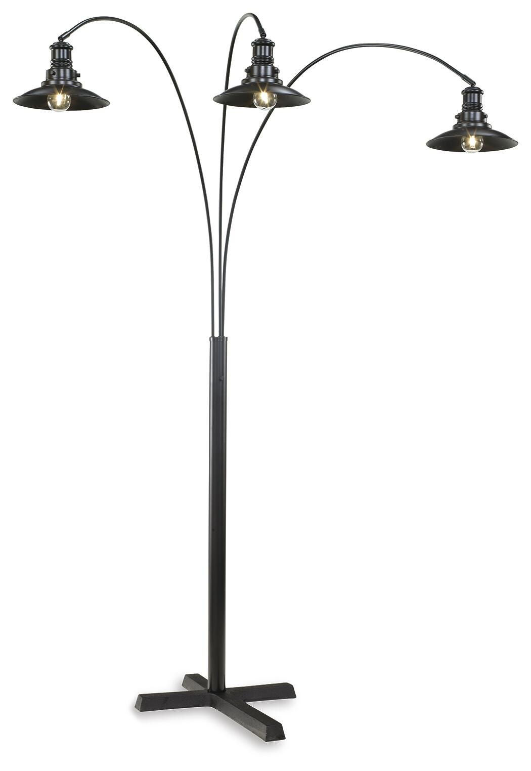Sheriel Floor Lamp in Black, alternate view 2