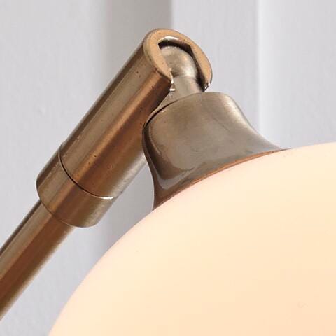 Taliya Arc Lamp in Champagne/White, alternate view 6