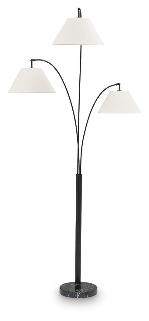Gibbswellner Arc Lamp in Black, alternate view 2
