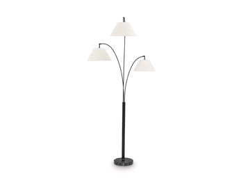 Gibbswellner Arc Lamp in Black