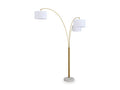 Valo Arc Lamp in Gold Finish