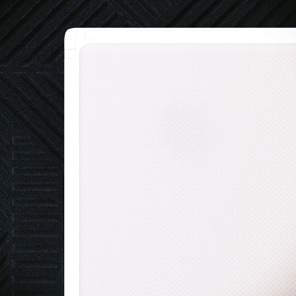Nectar Foam Kids Full Mattress in White, detail view