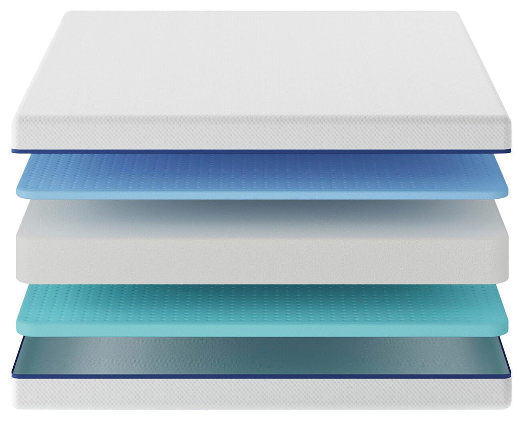 Nectar Foam Kids Full Mattress in White, front view